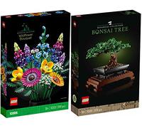 Lego 10281 Lot de 2 bonsaï et bouquet de fleurs sauvages 10313