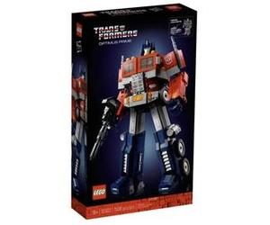 Lego 10302 Modèle 2en1 Transformers Optimus Prime - Modèle de construction pour adultes avec 19 points d'articulation et accessoires réalistes
