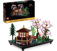 LEGO 10315 Icons Quiet Garden, un ensemble de blocs pour adultes avec des fleurs de lotus, décoration de bureau inspirée des jardins japonais zen, un cadeau pour un amoureux des jardins et du Japon