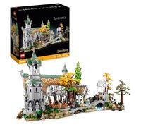LEGO 10316 Icons Le Seigneur des Anneaux : Fondcombe, Construisez la Vallée de la Terre du Milieu, Grand Set Immersif avec 15 Minifigurines incluant Frodon, Sam et Bilbon Sacquet (Exclusivité Amazon)