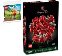 Lego 10328 Bouquet de roses Lego Décoration pour adultes avec carrelage imprimé Collection Botanical