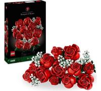LEGO 10328 Icons Le Bouquet de Roses, Fleurs Artificielles pour Décorer, Cadeau de Saint-Valentin pour Adultes