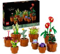 LEGO 10329 Icons Small Plants, Lot de Plantes Artificielles à construire dans 9 pots en terre cuite, Collection Botanique, Décoration de la Maison, Cadeau pour Elle et Lui, pour Femme et Mari