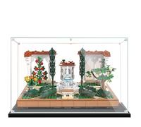 Lego 10359 Vitrine en acrylique pour ensemble de construction de jardin en forme de fontaine espagnole Transparent 3 mm
