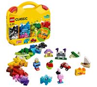 LEGO 10713 Classic Creative Suitcase, Toy Storage Case with Fun Colourful Buildi