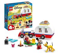 LEGO 10777 Disney Mickey et Ses Amis Mickey Mouse et Minnie Mouse Font du Camping, Jouet de Voiture et Figurine Pluto, pour Filles et Garçons de 4 Ans
