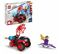 LEGO 10781 Marvel Spidey et Ses Amis Extraordinaires Miles Morales : Le Techno-Trike de Spider-Man, Jouet Enfants +4 Ans