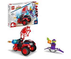 LEGO 10781 Marvel Spidey et Ses Amis Extraordinaires Miles Morales : Le Techno-Trike de Spider-Man, Jouet Enfants +4 Ans