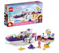 LEGO 10786 Gabby & MerCats Navire & Spa, 4 ans et plus, 88 pièces