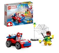 LEGO 10789 Marvel La Voiture de Spider-Man et Docteur Octopus, Jouet de Construction Spidey et Ses Amis Extraordinaires, avec Pièces Phosphorescentes, Enfants Dès 4 Ans