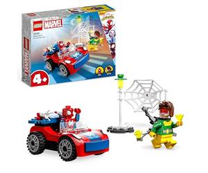 LEGO 10789 Marvel La Voiture de Spider-Man et Docteur Octopus, Jouet de Construction Spidey et Ses Amis Extraordinaires, avec Pièces Phosphorescentes, Enfants Dès 4 Ans