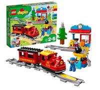 LEGO 10874 Duplo Ma Ville Le Train à Vapeur, avec Sons, Lumières, Rails et Télécommande, Jouet De Locomotive, Idée Cadeau Enfants 2 Ans et Plus