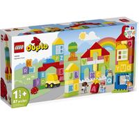 LEGO 10935 DUPLO Classic ABC City, jouet éducatif avec de grandes briques pour les jeunes enfants de 1,5 ans et plus, pour apprendre les couleurs, les formes et les lettres