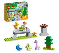 LEGO 10938 Duplo La Nurserie des Dinosaure, Jouet avec Figurines Tricératops, Ptéranodon et Brachiosaure, Cadeau Dino, pour Enfants de 2 Ans et Plus