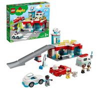 LEGO® 10948 DUPLO® Le garage et la station de lavage jouet enfant 2+ ans avec voitures à pousser