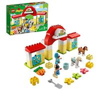 LEGO® 10951 DUPLO® Town L’écurie et Soins de Poneys Jouet avec Figurines pour Enfant de 2 Ans et +