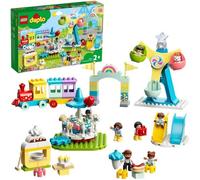 LEGO® 10956 DUPLO® Town Le parc d’attractions Jouet Enfant 2+ ans avec Train, Carrousel et Grande Roue