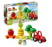 LEGO 10982 Duplo My First Le Tracteur des Fruits et Légumes, Jouet à Empiler et à Trier par Couleur pour Les Bébés et Enfants Âgés de 1,5 à 3 Ans, Jeu Éducatif