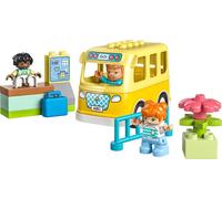 LEGO 10988 DUPLO Bus ride, jouet éducatif pour les enfants d'âge préscolaire, aide à développer les compétences sociales des enfants, blocs pour les enfants de 2 ans et plus, garçons et filles