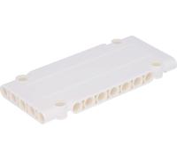 LEGO : 10x panneau technique 5x11x1, blanc
