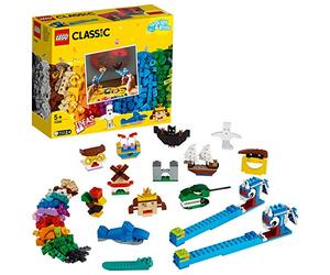LEGO 11009 Classic Briques et lumières - Jouets de Construction Loisirs Créatifs, Théâtre d’Ombres pour Enfants de 5 Ans et +