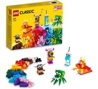 LEGO® 11017 Classic Monstres Créatifs, Boite de Briques, 5 Jouets en Forme de Mini-Monstre à Construire 4 Ans et Plus