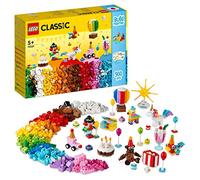LEGO 11029 Classic Boîte de Fête Créative, Ensemble de Briques, à Jouer en Famille, Comprend 12 Mini Jouets : Ourson, Clown, Licorne, Ludique pour 5 Ans et Plus