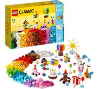 LEGO 11029 Classic Creative Party Set, jeux familiaux à jouer ensemble, 12 jouets à construire : Ours en peluche, Clown, Licorne, pour les enfants à partir de 5 ans