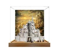 Lego 11377 Vitrine en acrylique pour construction d'architecture de château de tour blanche - Boîte transparente anti-poussière - Seule vitrine compatible avec Lego 11377 (spray arrière 2 (base B)