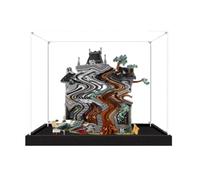 Lego 11383 Vitrine en acrylique pour manoir du maire 3 mm (base A)) | Vitrine en acrylique pour Lego 11383 Manoir du maire, boîte anti-poussière compatible avec Lego 11383, sans modèle