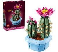 LEGO Botanicals Cactus Fleuri - Set de Plante Artificielle en Pot - 2 Cactus & Fausses Fleurs - Décoration Chambre DIY - Cadeau d'anniversaire pour Fille 9 Ans ou Adulte Passionné.e de Plantes 11509