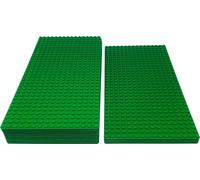 LEGO® 16x32 Plaques de base Plaques de construction Vert Constructible d'un côté - 3857 2748 NOUVEAU Quantité 10x
