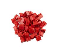 Lego® 2 x 2 tuiles de toit rouges - 50 pièces pour projets de construction créatifs ! Parfait pour la maison de vos rêves !