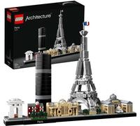 LEGO 21044 Architecture Paris Maquette a Construire avec Tour Eiffel, Collection Skyline, Décoration Maison, Idée de Cadeau
