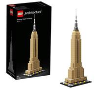 LEGO 21046 Architecture L’Empire State Building, Loisirs Créatifs Adultes Cadeau Adolescent 16 Ans, Maquettes et Modélisme
