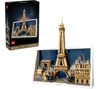 LEGO Architecture Paris, Ville de l’Amour - Maquette Miniature DIY pour Adulte - Décoration Intérieure - Panneau Mural 3D avec Monuments Parisiens Emblématiques Dont Tour Eiffel - Idée Cadeau 21064