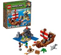 LEGO 21152 Minecraft L'aventure du bateau pirate, set de construction
