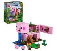 LEGO Jeu de construction 21170 Minecraft La Maison Cochon – figurines Alex, animaux, Creeper 8-9 ans