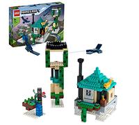 LEGO 21173 Minecraft La Tour du Ciel Jouet pour Garçons et Filles avec Figurines de Pilote, Chat et 2 Phantoms Volants