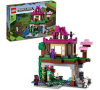 LEGO 21183 Minecraft Le Camp d’Entraînement, Jouet avec Figurines Ninja, Squelette, avec Maison, Cadeau Garçons et Filles Dès 8 Ans