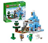LEGO Jeu Minecraft 21243 Les Pics Gelés - Steve, Creeper, Chèvre, TNT - 8 ans