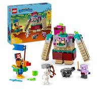 LEGO® 21257 Minecraft Legends L’Attaque du Dévoreur, Jouet de Construction de Personnage, Set avec Figurines de Héros