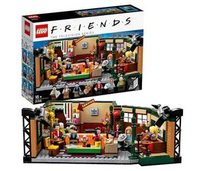LEGO 21319 Ideas Central Perk avec Iconic Cafe Studio et 7 figurines de collection du 25e anniversaire, Friends Série TV, Idée Cadeau Fête des Mères
