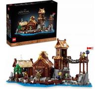 LEGO 21343 Ideas Viking Village, grand ensemble de briques pour adultes passionnés d'histoire, maison longue, forge et tour de guet, idées de cadeaux de Noël pour hommes et femmes