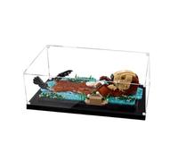 Lego 21366 Vitrine en acrylique pour construction flottante Motif loutre de mer Transparent Étanche à la poussière - Seule vitrine compatible avec Lego 21366 (3 mm)