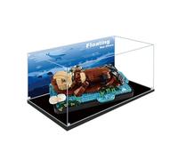 Lego 21366 Vitrine en acrylique pour ensemble de construction flottante en forme de loutre de mer - Boîte transparente anti-poussière - Seule vitrine compatible avec Lego 21336 (spray arrière A)