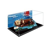 Lego 21366 Vitrine en acrylique pour ensemble de construction flottante en forme de loutre de mer - Boîte transparente anti-poussière - Seule vitrine compatible avec Lego 21336 (spray arrière C)