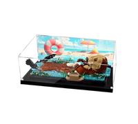 Lego 21366 Vitrine en acrylique pour ensemble de construction flottante en forme de loutre de mer - Boîte transparente anti-poussière - Vitrine uniquement compatible avec Lego 21366 (spray arrière B)
