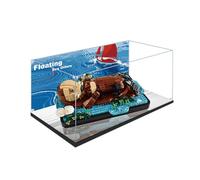 Lego 21366 Vitrine en acrylique pour ensemble de construction flottante en forme de loutre de mer - Boîte transparente anti-poussière - Seulement vitrine, boîte de présentation compatible avec Lego