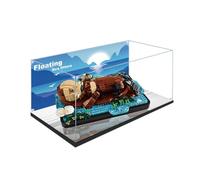 Lego 21366 Vitrine en acrylique pour ensemble de construction flottante en forme de loutre de mer - Boîte transparente anti-poussière - Seulement vitrine, boîte de présentation compatible avec Lego